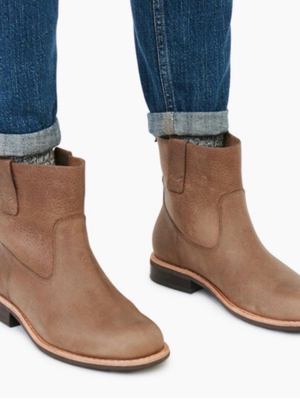 Roots Women's Brown Leather Tribe Boots